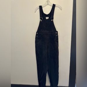The London Jean Black Overalls